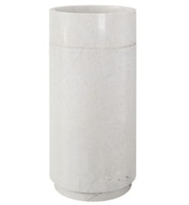 Chậu Rửa Mặt Đặt Sàn bằng đá marble trắng sữa Kanly MAR83CV