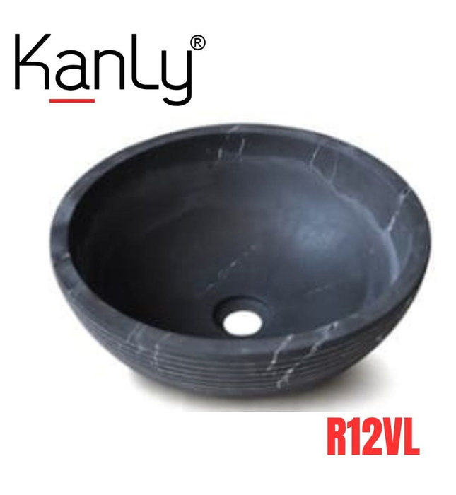 Chậu lavabo bằng đá tự nhiên Kanly R12VL
