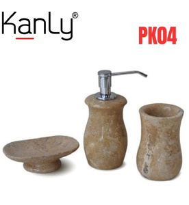 Bộ Lọ Đựng Xà Phòng Bằng Đá Kanly PK04