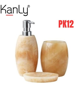 Bộ Lọ Đựng Xà Phòng Bằng Đá Kanly PK12