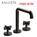 Vòi bồn tắm thân cao nóng lạnh màu đen Kallista P21802-CR-PGP