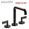 Vòi bồn tắm thân cao nóng lạnh màu đen Kallista P21802-LV-PGP