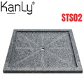 Khay tắm đứng đá granite đen Sông Hinh Kanly STS02