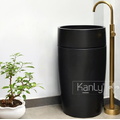 Chậu lavabo chân đứng đá Kanly LH470