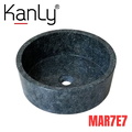 Chậu lavabo bằng đá xanh rêu Kanly MAR7E7