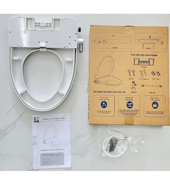 Nắp bồn cầu rửa cơ Hùng Anh HA45