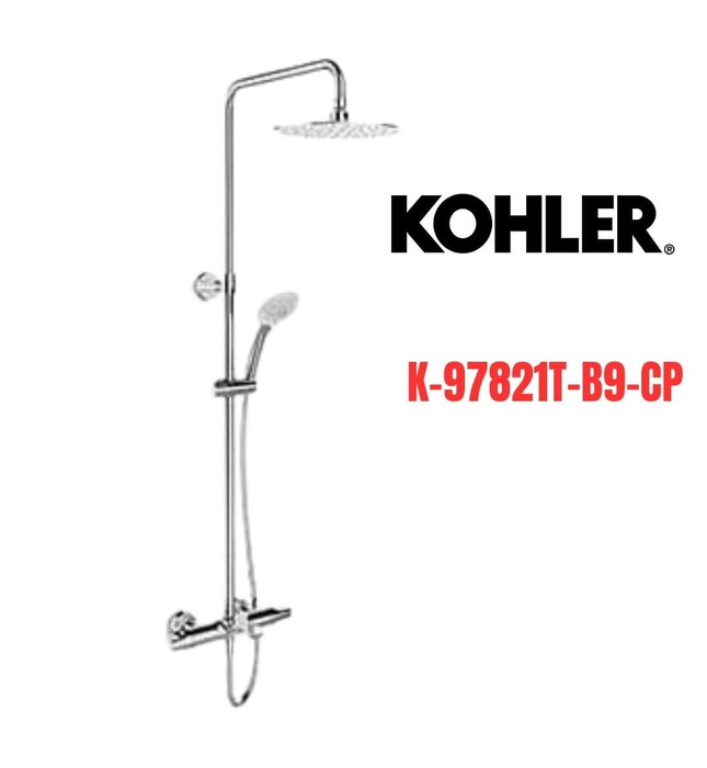 Sen cây tắm đứng Aleo Kohler K-97821T-B9-CP