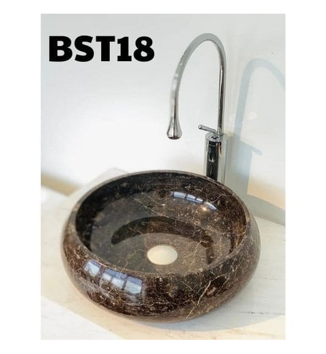 Chậu Rửa Mặt Đá Tự Nhiên Màu Nâu Eximstone BST18