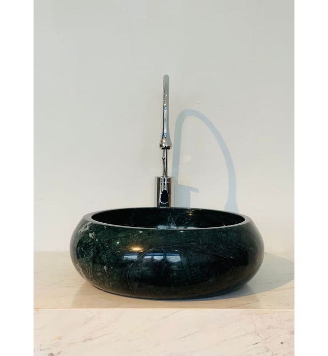 Chậu Rửa Mặt Đá Tự Nhiên Màu Xanh Eximstone BST19 