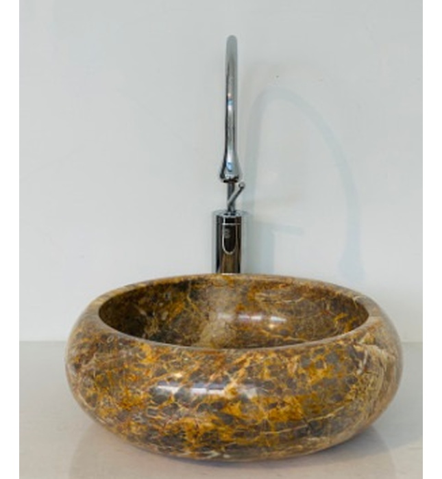 Chậu Rửa Mặt Đá Tự Nhiên Màu Vàng TH Eximstone BST22