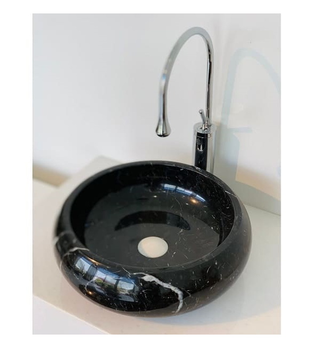 Chậu Rửa Mặt Đá Tự Nhiên Màu đen Eximstone BST23