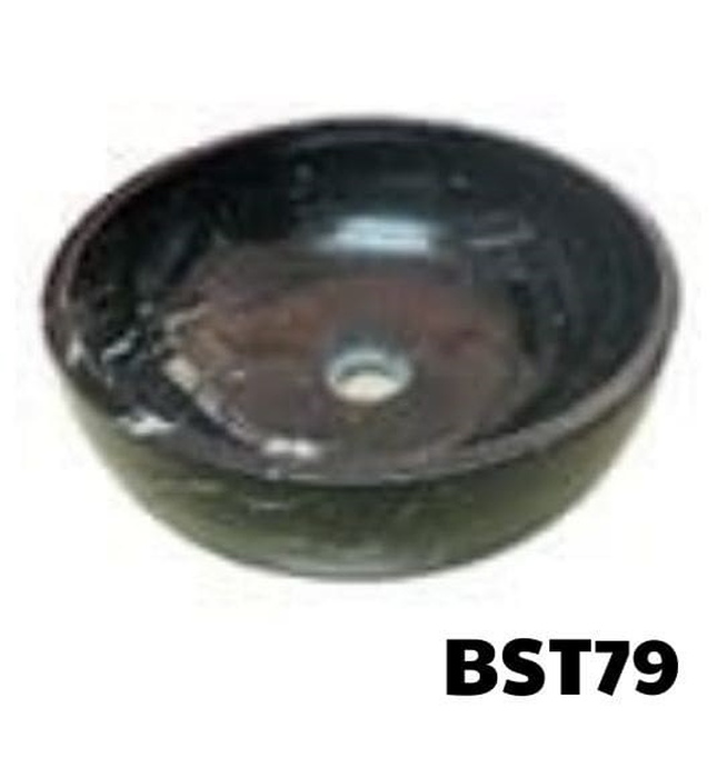 Chậu Rửa Mặt Đá Tự Nhiên Màu Đen Eximstone BST79