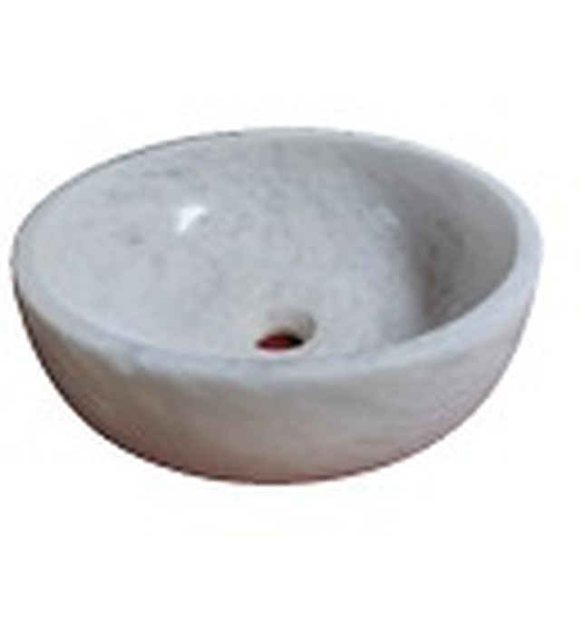 Chậu Rửa Mặt Đá Tự Nhiên Màu Trắng Eximstone BST81