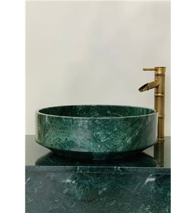 Chậu Rửa Mặt Đá Tự Nhiên Màu Xanh Ấn Eximstone XVM40