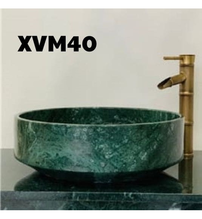 Chậu Rửa Mặt Đá Tự Nhiên Màu Xanh Ấn Eximstone XVM40