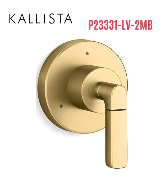 Mặt nạ chuyển hướng dòng nước sen tắm màu đồng Kallista P23331-LV-2MB