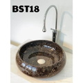 Chậu Rửa Mặt Đá Tự Nhiên Màu Nâu Eximstone BST18