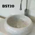Chậu Rửa Mặt Đá Tự Nhiên Màu Trắng Eximstone BST20