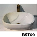 Chậu Rửa Mặt Đá Tự Nhiên Màu Trắng Sữa Eximstone BST69