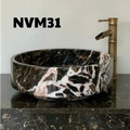 Chậu Rửa Mặt Đá Tự Nhiên Màu Nâu Eximstone NVM31