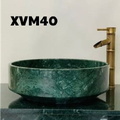 Chậu Rửa Mặt Đá Tự Nhiên Màu Xanh Ấn Eximstone XVM40