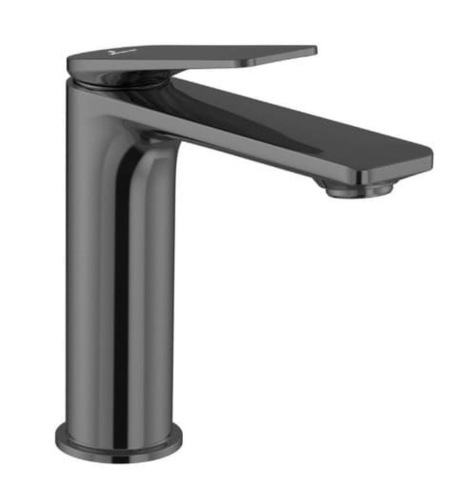 Vòi chậu rửa mặt nóng lạnh màu chrome đen Ấn Độ Jaquar LAG-BCH-91023BWF