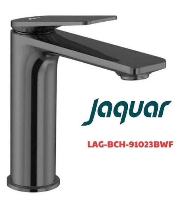 Vòi chậu rửa mặt nóng lạnh màu chrome đen Ấn Độ Jaquar LAG-BCH-91023BWF