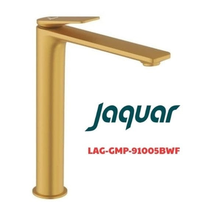 Vòi chậu rửa mặt nóng lạnh màu vàng mờ Ấn Độ Jaquar LAG-GMP-91005BWF copy