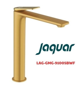 Vòi chậu rửa mặt nóng lạnh màu vàng Ấn Độ Jaquar LAG-GMG-91005BWF