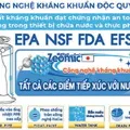 Bồn nước kháng khuẩn Thái Lan Wave Flora D1500VHG 1500L vàng hoàng gia