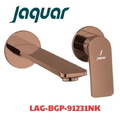 Vòi rửa mặt âm tường 2 chân màu vàng đỏ Ấn Độ JAQUAR LAG-BGP-91231NK