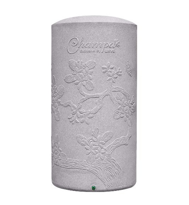 Bồn nước kháng khuẩn Thái Lan Wave Champa D2000TXC 2000L trắng xà cừ