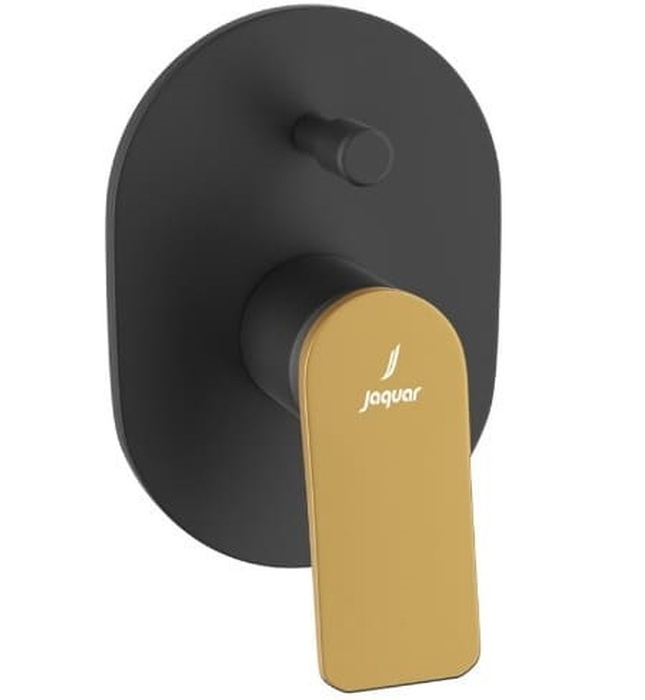 Mặt nạ âm tường Ân Độ màu vàng đen Jaquar LAG-BGM-91065MK