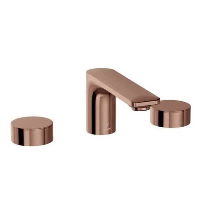 Vòi rửa mặt lavabo 3 chân Ấn Độ màu vàng đỏ Jaquar LAG-BGP-91189CSR