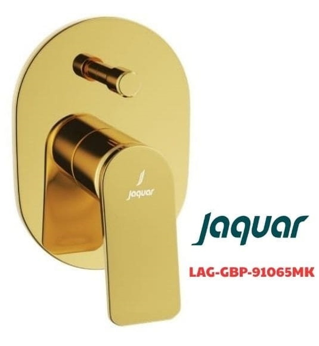 Mặt nạ âm tường Ân Độ màu vàng bóng Jaquar LAG-GBP-91065MK