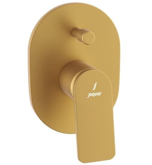 Mặt nạ âm tường Ân Độ màu vàng mờ Jaquar LAG-GMP-91065MK