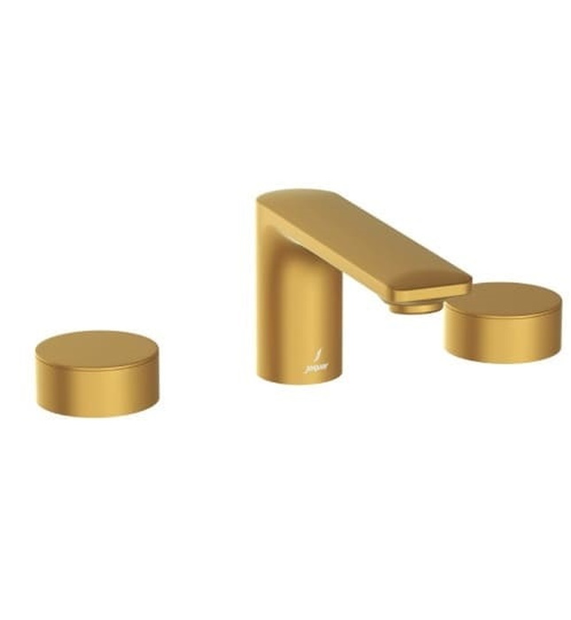 Vòi rửa mặt lavabo 3 chân Ấn Độ màu vàng Jaquar LAG-GMP-91189CSR