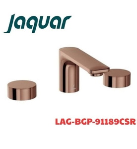 Vòi rửa mặt lavabo 3 chân Ấn Độ màu vàng đỏ Jaquar LAG-BGP-91189CSR