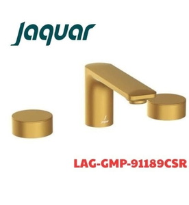 Vòi rửa mặt lavabo 3 chân Ấn Độ màu vàng Jaquar LAG-GMP-91189CSR