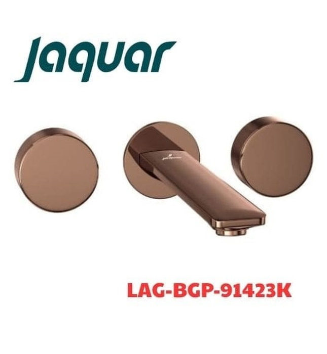 Vòi chậu âm tường Ấn Độ màu vàng đỏ Jaquar LAG-BGP-91423K