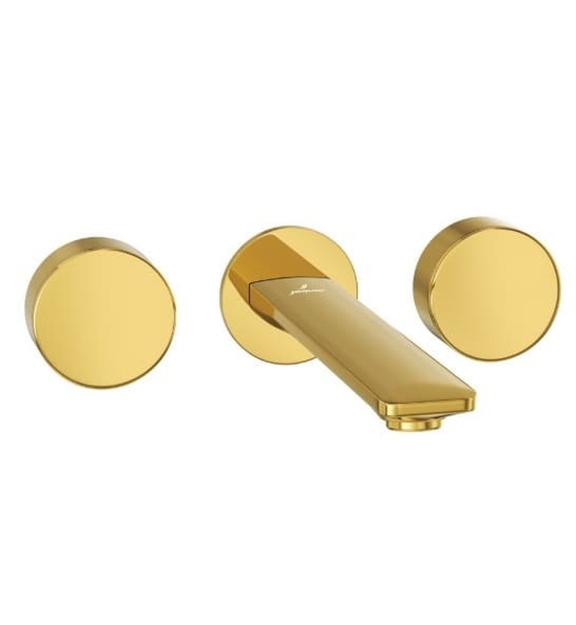 Vòi chậu âm tường Ấn Độ màu vàng bóng Jaquar LAG-GBP-91423K