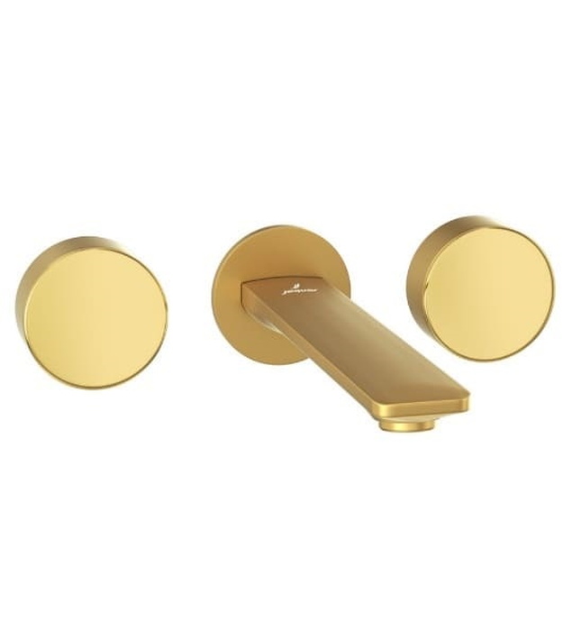 Vòi chậu âm tường Ấn Độ màu vàng Jaquar LAG-GMG-91423K