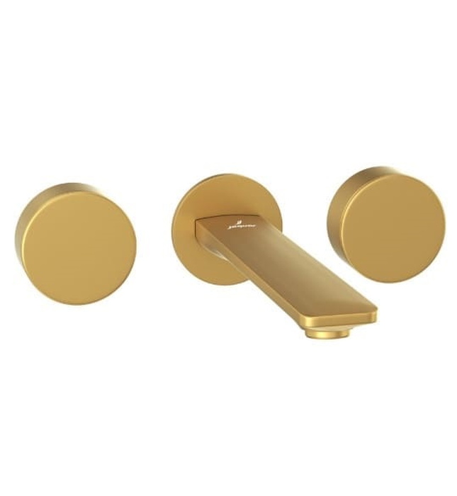 Vòi chậu âm tường Ấn Độ màu vàng Jaquar LAG-GMP-91423K