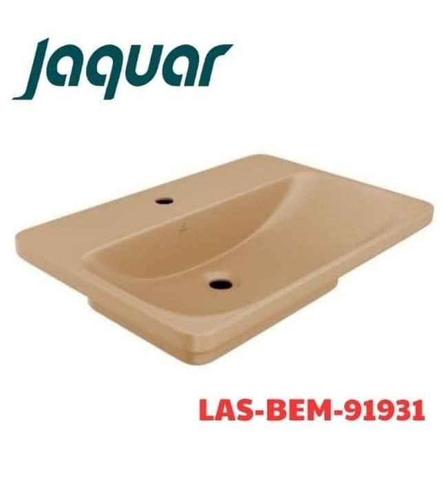 Chậu lavabo bàn đá Ấn Độ màu be mờ Jaquar LAS-BEM-91931