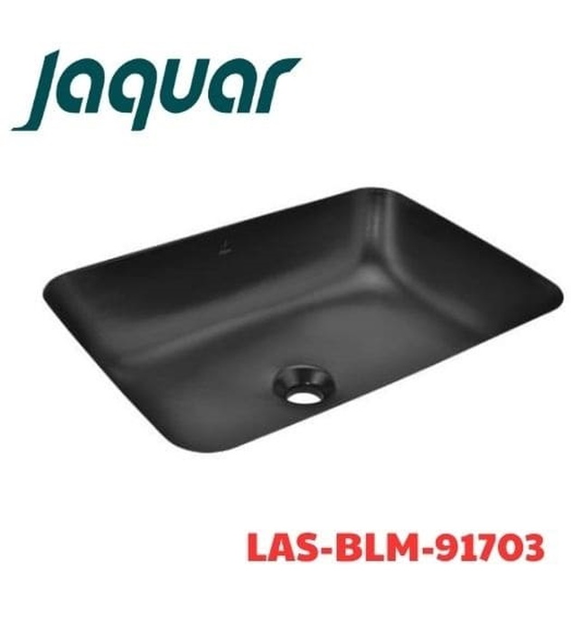 Chậu âm bàn đá Ấn Độ màu đen mờ Jaquar LAS-BLM-91703