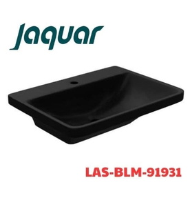 Chậu lavabo bàn đá Ấn Độ màu đen mờ Jaquar LAS-BLM-91931