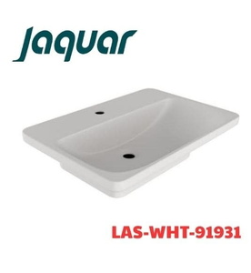 Chậu lavabo bàn đá Ấn Độ màu trắng mờ Jaquar LAS-WHT-91931