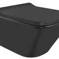 Bồn cầu treo tường không vành màu đen Jaquar LAS-BLM-91953BIUF