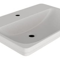 Chậu lavabo bàn đá Ấn Độ màu trắng mờ Jaquar LAS-WHT-91931