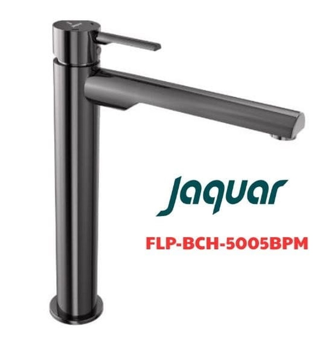 Vòi chậu rửa mặt nóng lạnh chrome đen Ấn Độ Jaquar FLP-BLM-5005BPM